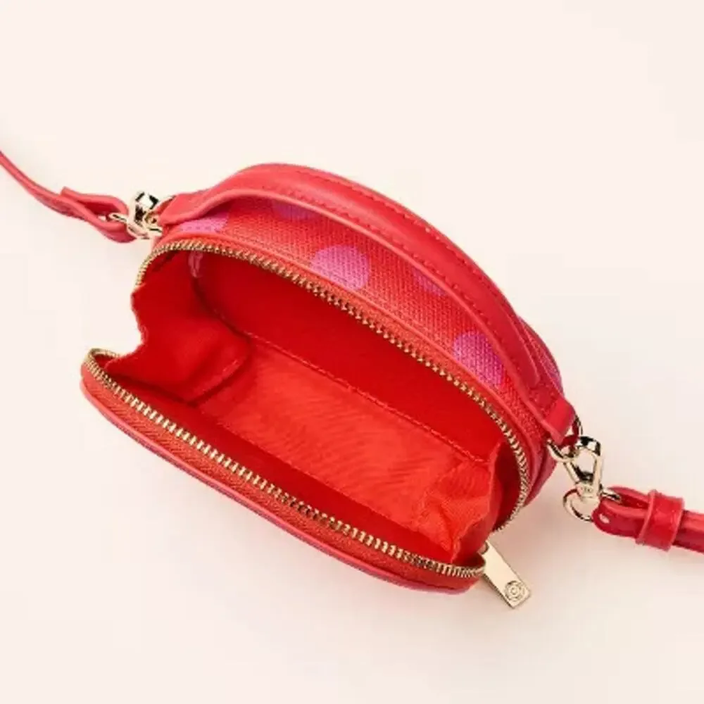 NWT Kate Spade X Target Pink Polka Dot‎ Mini Crossbody Bag Detachable Strap